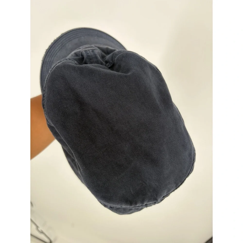 VTG Y2k Hollister Women's Military Cadet Hat Navy Blue Distressed One Size Mall